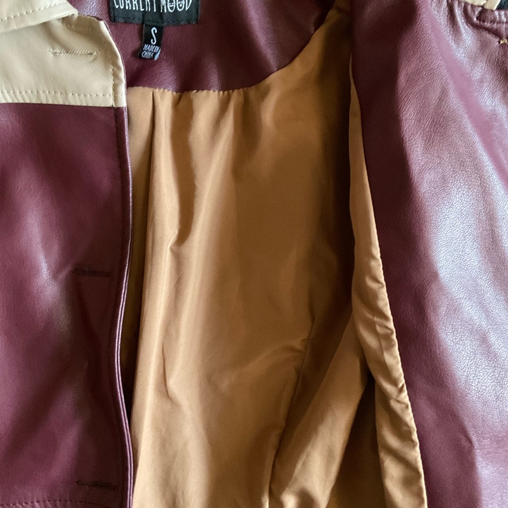 Patchwork Leather Jacket - Picture 4 of 6